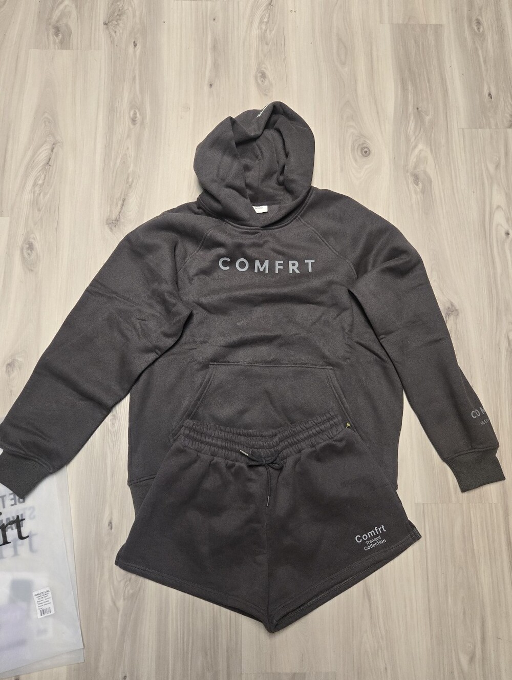 Comfrt Tranquil Collection Heavyweight Hoodie & Shorts Set
